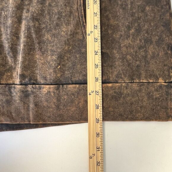 Zenana Signature Hoodie Womens Size XL Brown Mineral Washed Jacket Athleisure - Picture 9 of 10